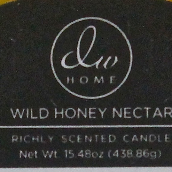 DW HOME CANDLE WILD HONEY NECTAR RICHLY SCENTED NEW 2 WICK - Picture 3 of 3